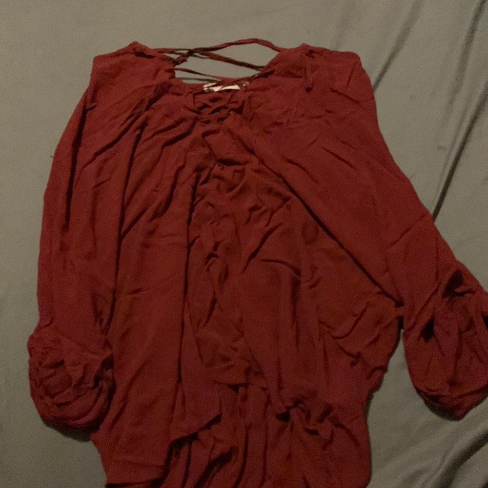 Chelsea & Violet flowy blouse size large
